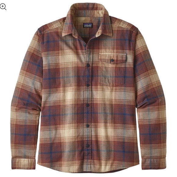 Patagonia Fjord flannel long sleeve button up organic cotton lightweight shirt - Picture 10 of 10